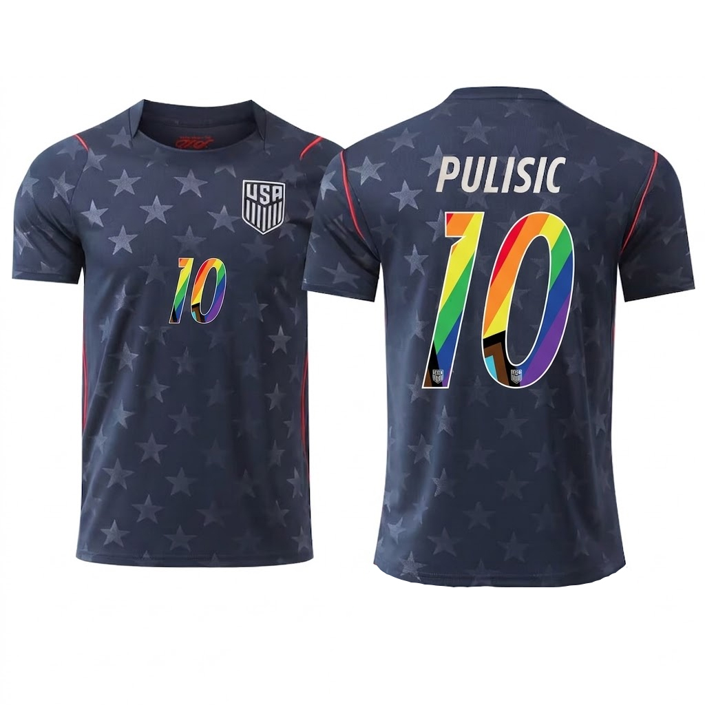 Custom Name and Number USMNT 2026 Pride Away Stadium Soccer Jersey for Soccer Fans 1 Custom Name and Number USMNT 2026 Pride Away Stadium Soccer Jersey for Soccer Fans