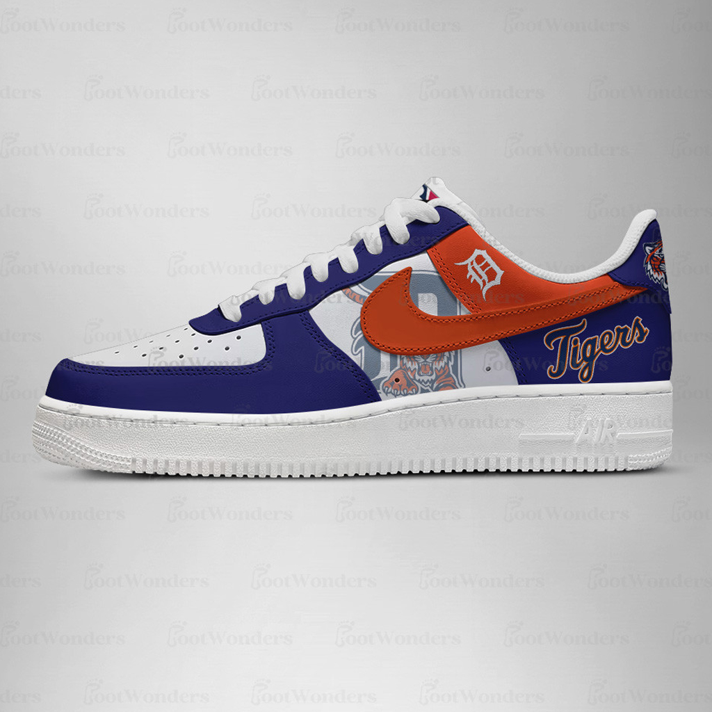 Detroit Tigers Major League Baseball Version 2026 Graphic Air Force 1 Shoes Sneakers for Baseball Fans 1 Detroit Tigers Major League Baseball Version 2026 Graphic Air Force 1 Shoes Sneakers for Baseball Fans