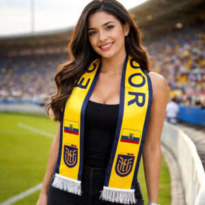 Ecuador Global Soccer Event 2026 Scarf