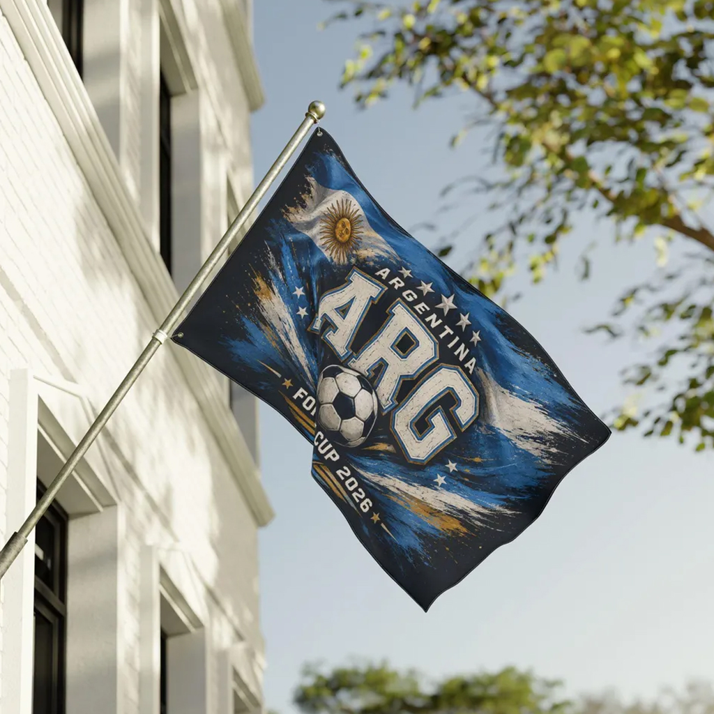 Global Soccer Event 2026 Argentina Soccer Flag 2 Global Soccer Event 2026 Argentina Soccer Flag
