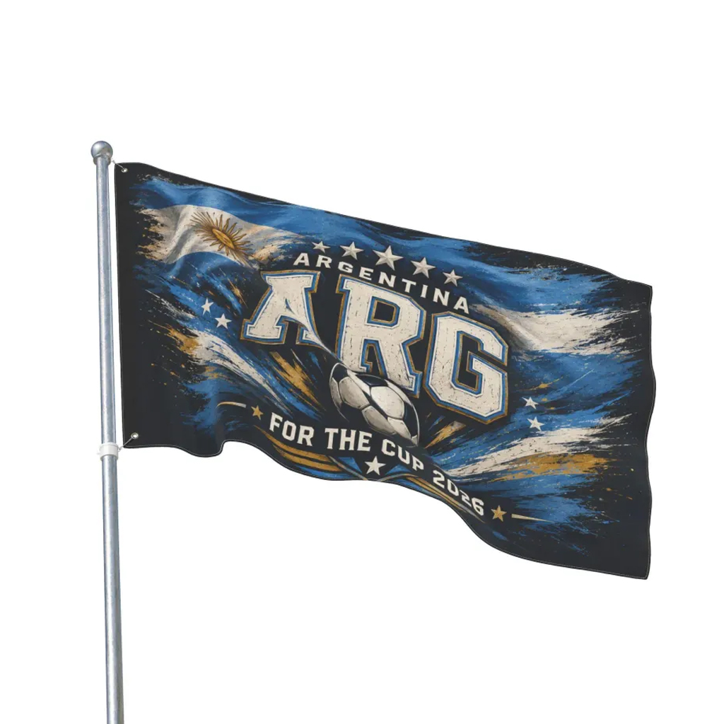 Global Soccer Event 2026 Argentina Soccer Flag 1 Global Soccer Event 2026 Argentina Soccer Flag
