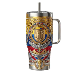 Global Soccer Event 2026 Ecuador Football Team Tumbler