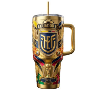 Global Soccer Event 2026 Ecuador Football Tumbler