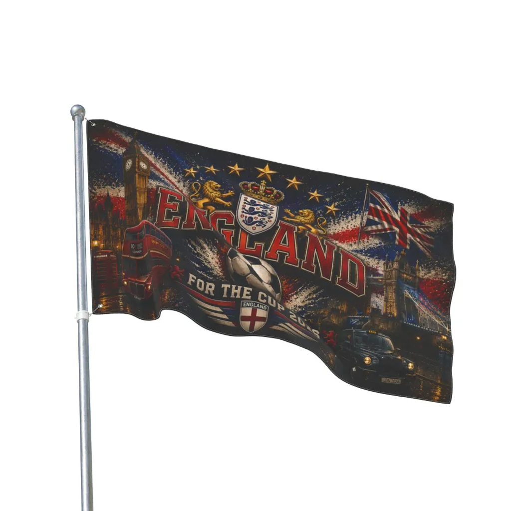 Global Soccer Event 2026 England Soccer Flag 2 Global Soccer Event 2026 England Soccer Flag