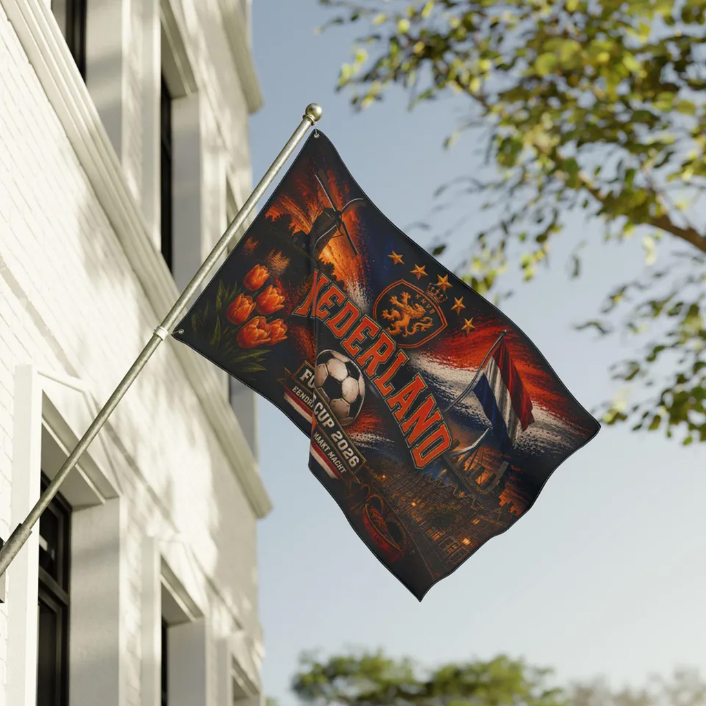 Global Soccer Event 2026 Nederland Soccer Flag 2 Global Soccer Event 2026 Nederland Soccer Flag