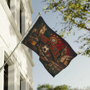 Global Soccer Event 2026 Portugal Soccer Flag