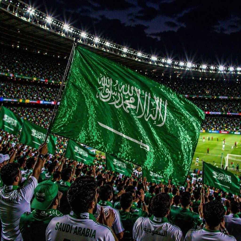 Global Soccer Event 2026 Saudi Arabia Flag 2 Global Soccer Event 2026 Saudi Arabia Flag