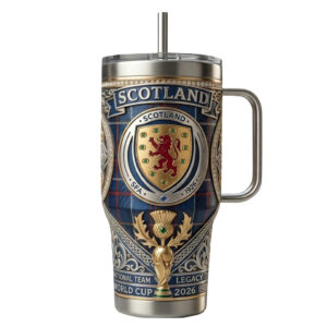 Global Soccer Event 2026 Scotland Football Tumbler