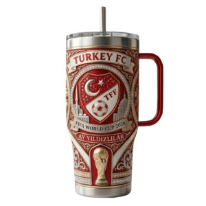 Global Soccer Event 2026 Turkey Football Tumbler