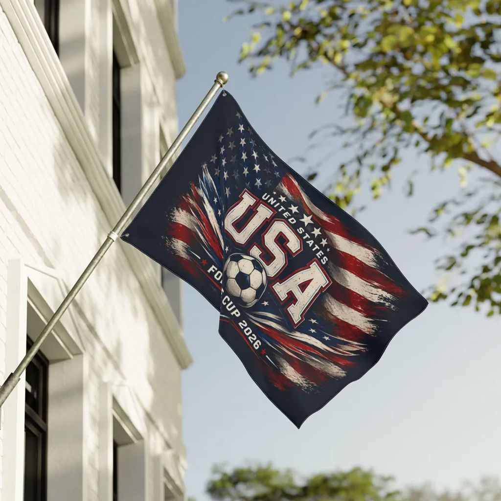 Global Soccer Event 2026 USA Soccer Flag 2 Global Soccer Event 2026 USA Soccer Flag