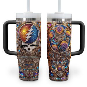 Grateful Dead Band Music Graphic Tumbler for Music Fans