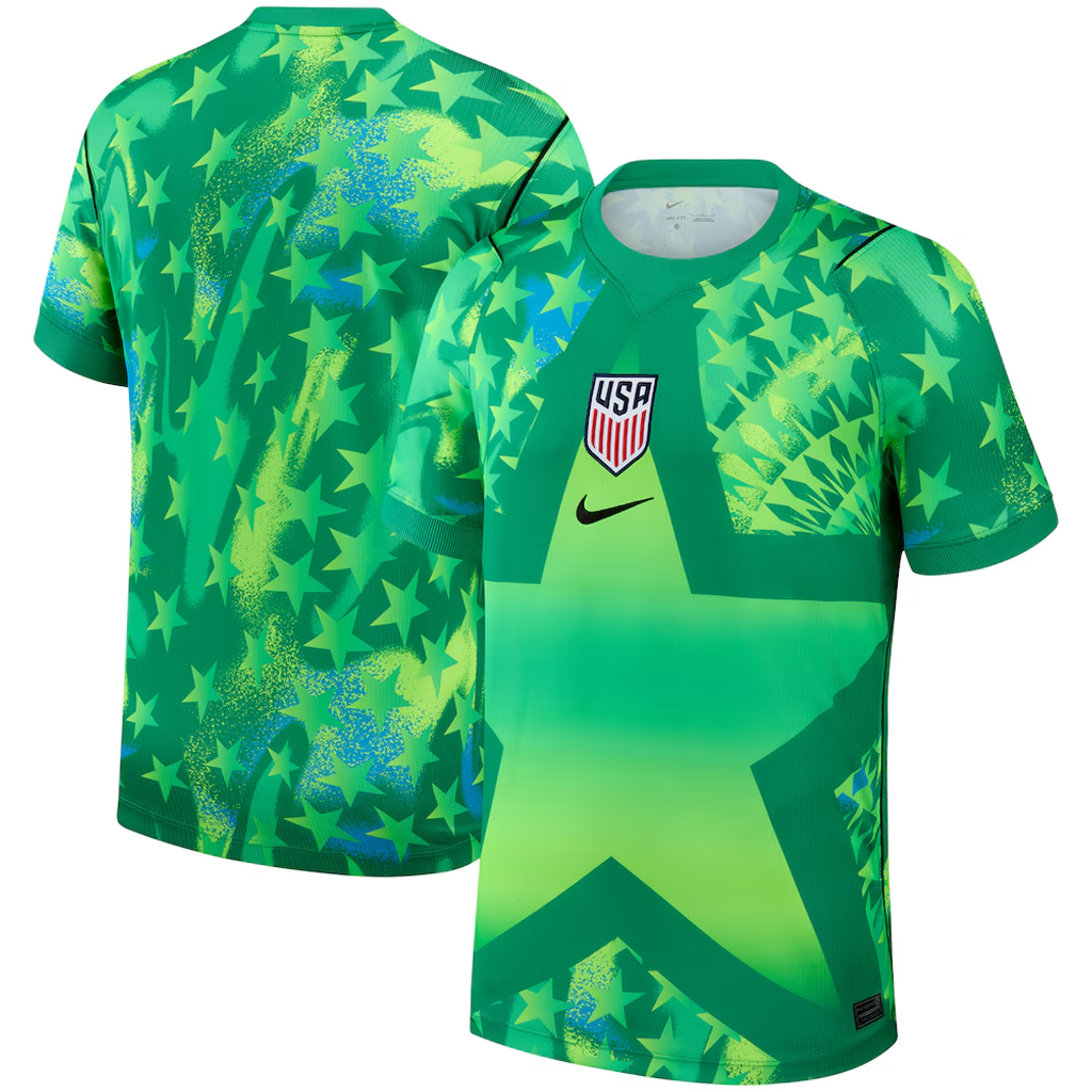 Green USWNT 2026 Stadium Goalkeeper Soccer Jersey for Soccer Fans 1 Green USWNT 2026 Stadium Goalkeeper Soccer Jersey for Soccer Fans