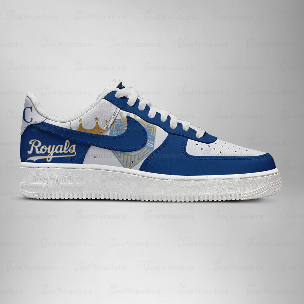 Kansas City Royals Major League Baseball Version 2026 Graphic Air Force 1 Shoes Sneakers for Baseball Fans 2 Kansas City Royals Major League Baseball Version 2026 Graphic Air Force 1 Shoes Sneakers for Baseball Fans
