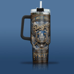 Los Angeles Dodgers Champion Blue Graphic Tumbler for Baseball Fans
