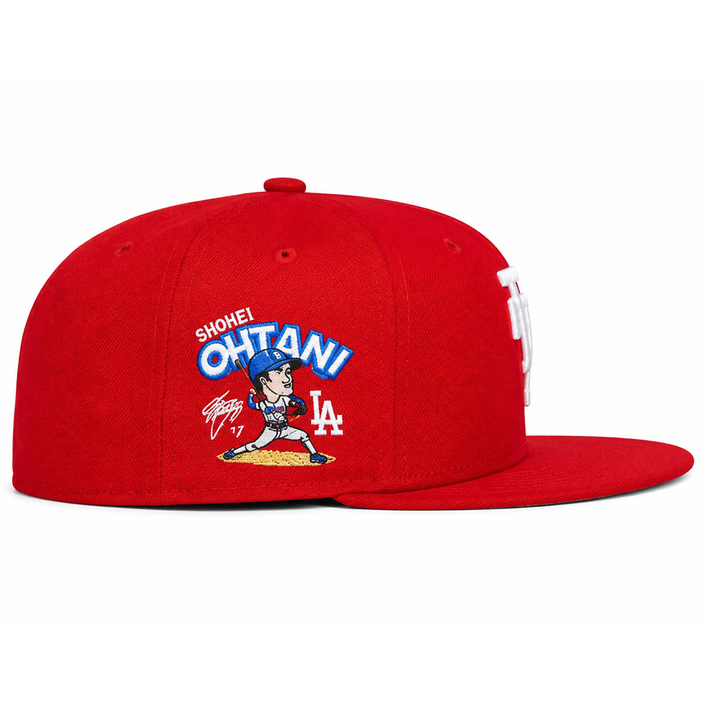 Los Angeles Dodgers Upside-Down Shohei Ohtani Graphic Hat for Baseball Fans - Image 3