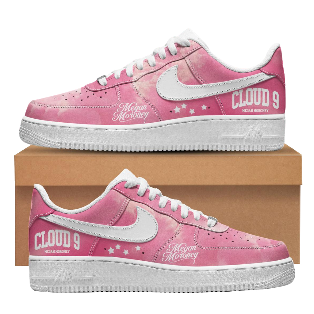 Megan Moroney The Cloud 9 Tour 2026 Air Force 1 Shoes Sneakers Version 2 for Music Fans