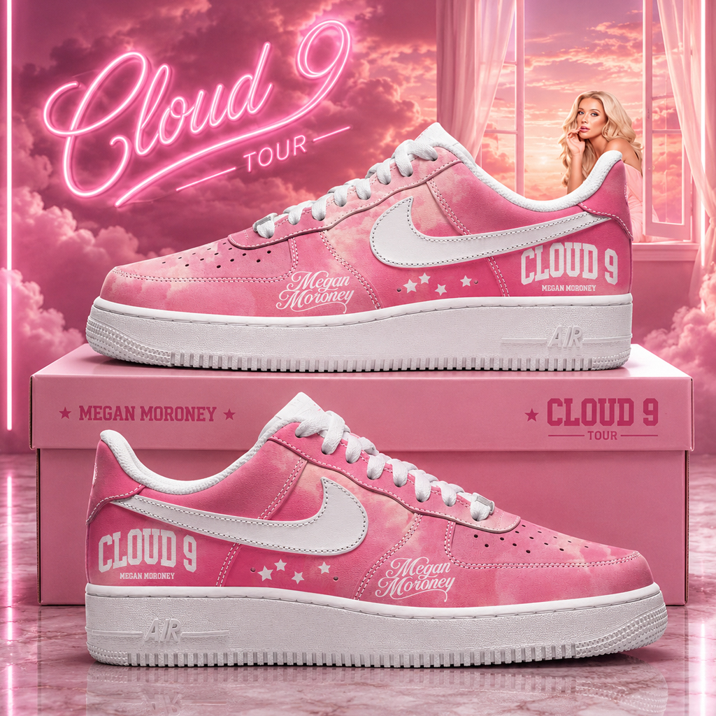 Megan Moroney The Cloud 9 Tour 2026 Air Force 1 Shoes Sneakers Version 2 for Music Fans - Image 2