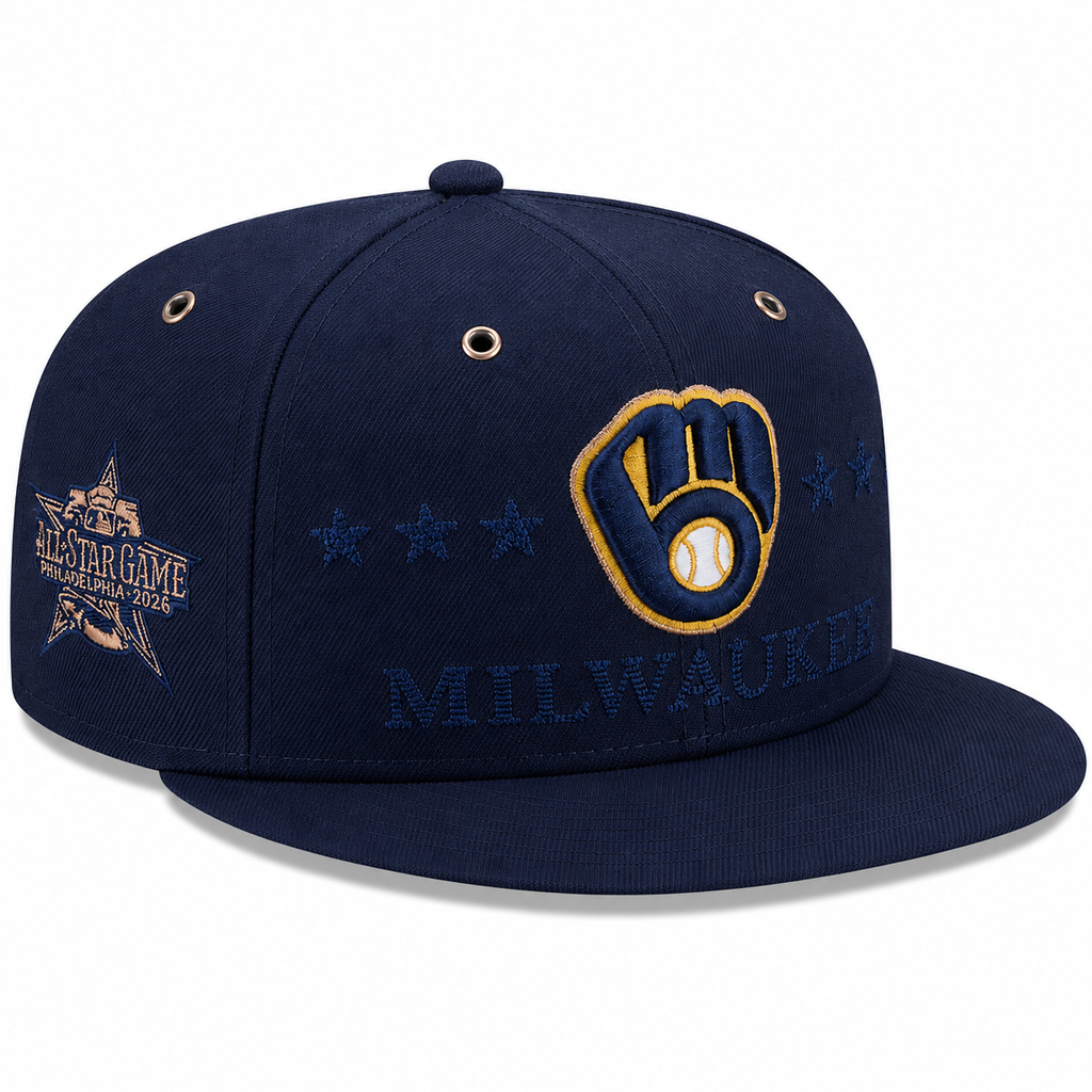 Milwaukee Brewers All-Star Game Philadelphia 2026 Graphic Hat for Baseball Fans