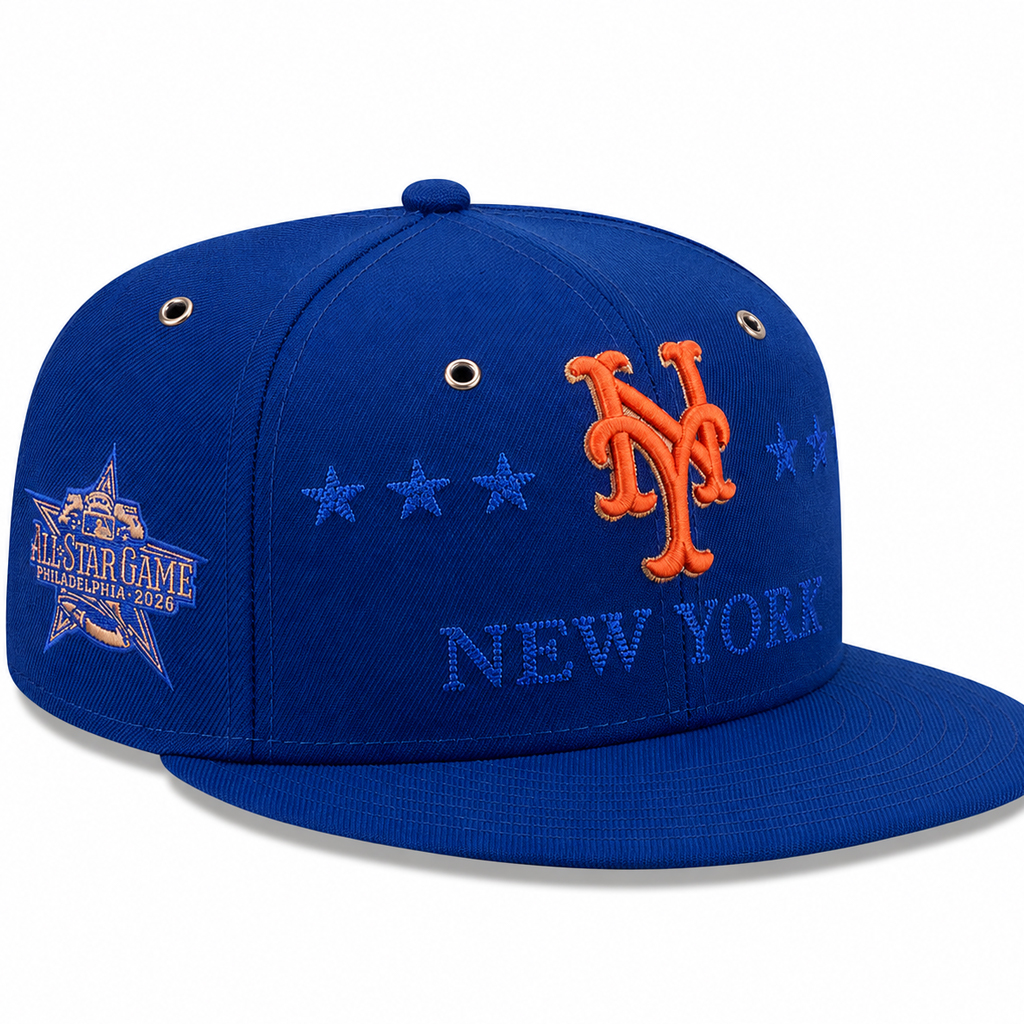 New York Mets All-Star Game Philadelphia 2026 Graphic Hat for Baseball Fans