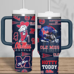 Ole Miss Rebels NCAA Graphic Tumbler for College Sports Fans