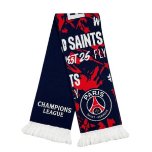 Paris Saint Germain Champions League Fan Graphic Scarf for Soccer Fans