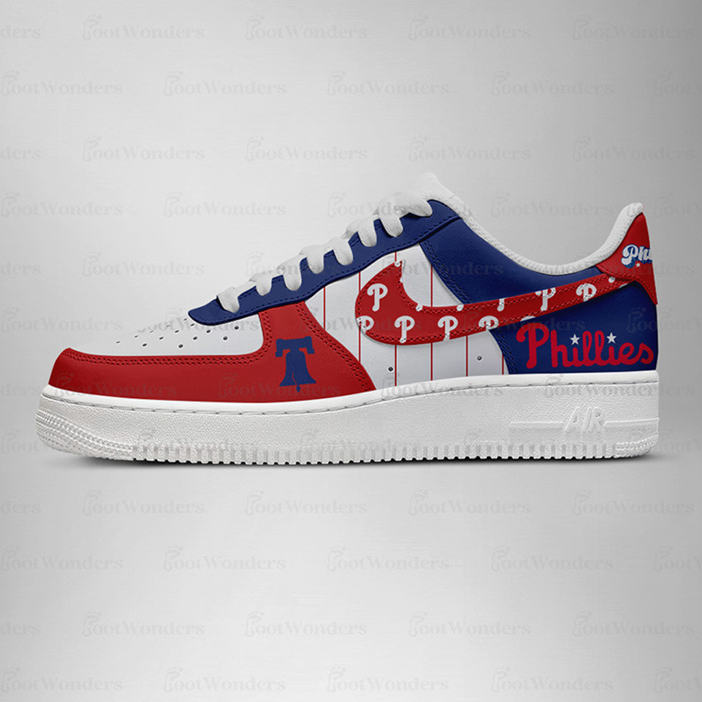 Philadelphia Phillies Major League Baseball Version 2026 Graphic Air Force 1 Shoes Sneakers for Baseball Fans 1 Philadelphia Phillies Major League Baseball Version 2026 Graphic Air Force 1 Shoes Sneakers for Baseball Fans