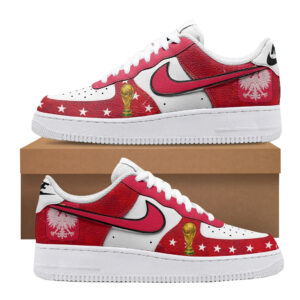 Poland Global Soccer Event 2026 Air Force 1 Shoes Sneakers for Soccer Fans