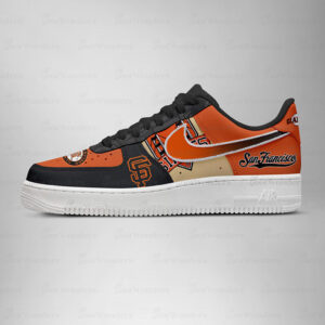 San Francisco Giants Major League Baseball Version 2026 Graphic Air Force 1 Shoes Sneakers for Baseball Fans