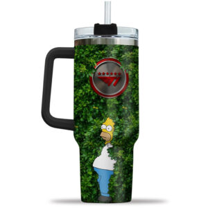 T1 League Of Legends Homer Simpson Bush Meme Graphic Tumbler for Gaming Fans