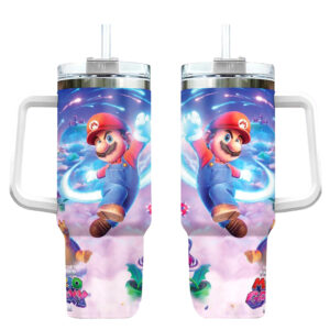 The Super Mario Galaxy Movie 2026 Graphic Tumbler for Movie Fans