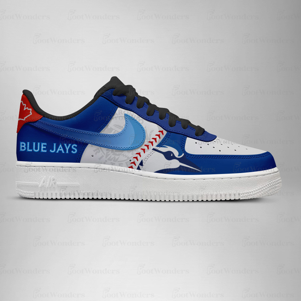 Toronto Blue Jays Major League Baseball Version 2026 Graphic Air Force 1 Shoes Sneakers for Baseball Fans 2 Toronto Blue Major League Baseball Version 2026 Graphic Air Force 1 Shoes Sneakers for Baseball Fans
