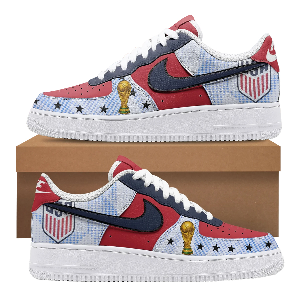 USA Global Soccer Event 2026 Air Force 1 Shoes Sneakers for Soccer Fans 1 USA Global Soccer Event 2026 Air Force 1 Shoes Sneakers for Soccer Fans