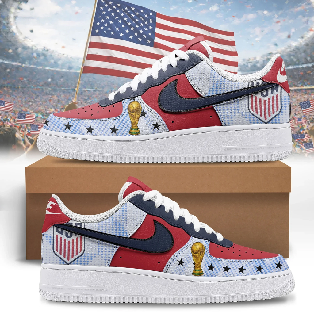 USA Global Soccer Event 2026 Air Force 1 Shoes Sneakers for Soccer Fans 2 USA Global Soccer Event 2026 Air Force 1 Shoes Sneakers for Soccer Fans
