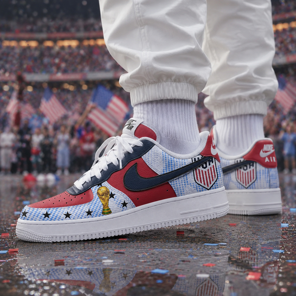 USA Global Soccer Event 2026 Air Force 1 Shoes Sneakers for Soccer Fans 3 USA Global Soccer Event 2026 Air Force 1 Shoes Sneakers for Soccer Fans