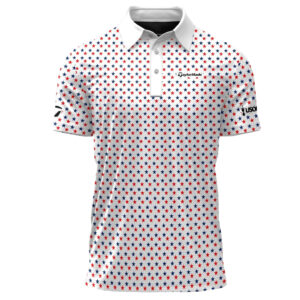 Unisex 126th U.S. Open Shinnecock Hills 2026 Red Blue Stars Pattern Polo Shirt for Golf Fans