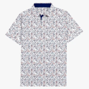 Unisex All-American Cookout 2026 Graphic Polo Shirt for American Pride Fans