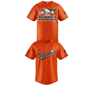 Unisex Baltimore Orioles Hello Kitty and Friends Night 2026 Baseball Jersey for Baseball and Hello Kitty Fans