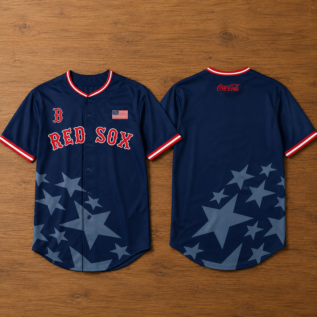 Unisex Boston Red Sox x USA Soccer Team Baseball Jersey for Baseball and Soccer Fans - Image 3