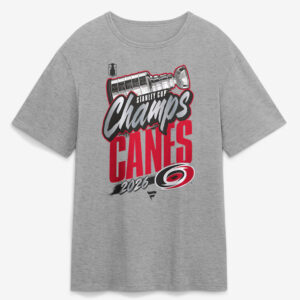 Unisex Carolina Hurricanes 2026 Stanley Cup Champions Locker Room Canes Graphic Shirt for Hockey Fans