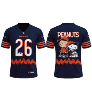 Unisex Chicago Bears x Peanuts Night 2026 Football Jersey for Football Fans