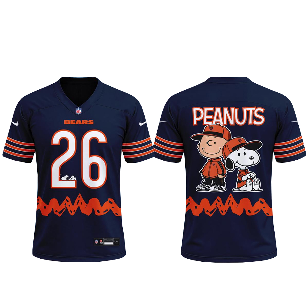 Unisex Chicago Bears x Peanuts Night 2026 Football Jersey for Football Fans 1 Unisex Chicago Bears x Peanuts Night 2026 Football Jersey for Football Fans