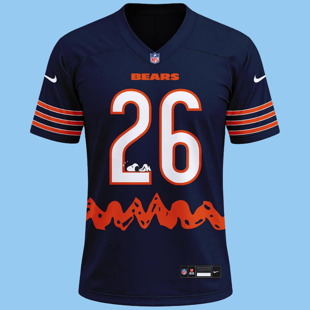 Unisex Chicago Bears x Peanuts Night 2026 Football Jersey for Football Fans 2 Unisex Chicago Bears x Peanuts Night 2026 Football Jersey for Football Fans