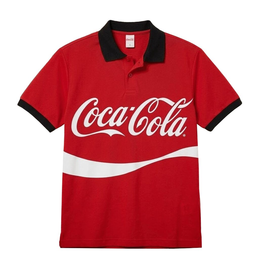 Unisex Coca-Cola Global Soccer Event 2026 Red Polo Shirt for Soccer Fans