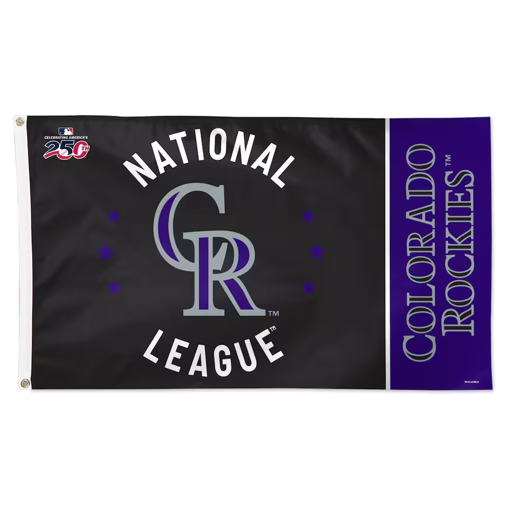 Unisex Colorado Rockies x America 250th Anniversary Graphic Flag for Baseball and Patriotic Fans 1 Unisex Colorado Rockies x America 250th Anniversary Graphic Flag for Baseball and Patriotic Fans