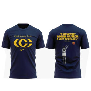 Unisex Indiana Fever x Caitlin Clark Caitlin Was Here New Logo 2026 Graphic Shirt for Basketball Fans