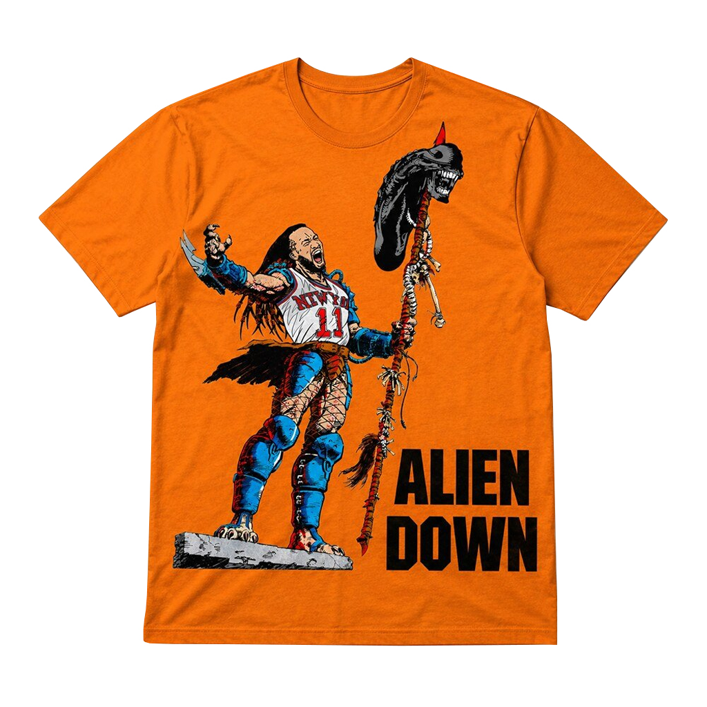 Unisex Jalen Brunson Spurs Wemby Alien Down Graphic Shirt for Basketball Fans 1 Unisex Jalen Brunson Spurs Wemby Alien Down Graphic Shirt for Basketball Fans