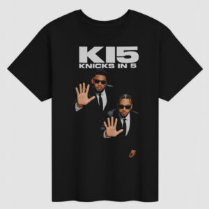 Unisex KI5 Knicks In 5 Graphic Shirt for New York Knicks Basketball Fans