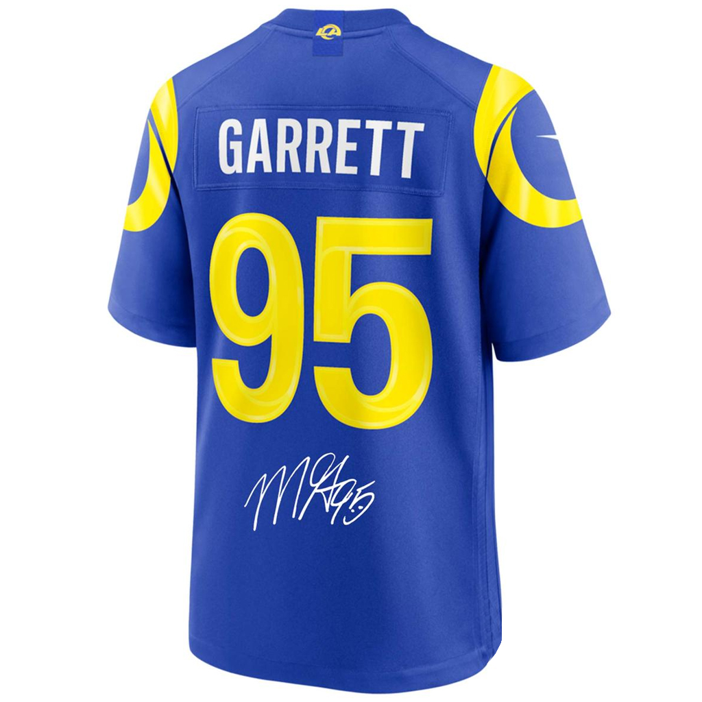 Unisex Los Angeles Rams Myles Garrett Signature 2026 Football Jersey for Football Fans 3 Unisex Los Angeles Rams Myles Garrett Signature 2026 Football Jersey for Football Fans