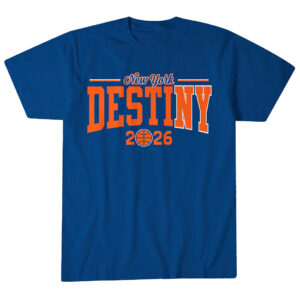 Unisex New York Destiny 2026 Graphic Shirt for Basketball Fans