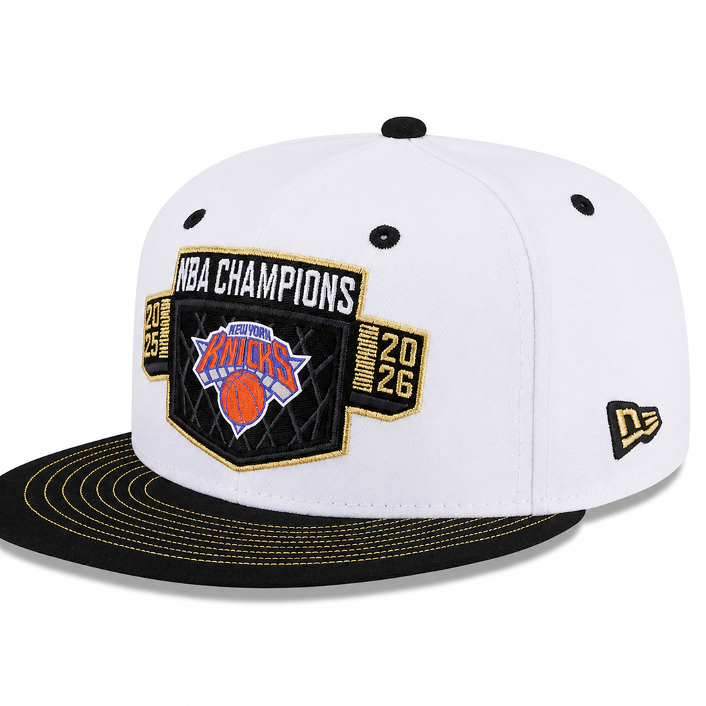 Unisex New York Knicks 2026 Finals Champions Locker Room Graphic Hat for Basketball Fans